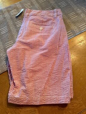 Seersucker Pink Stripe Women’s Shorts Size 2